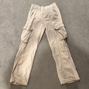 H&M Light Tan Cargo Pants for Women